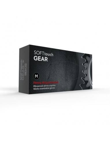 Γάντια νιτριλίου SOFT Touch Gear-Mαύρο