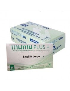 Γάντια latex χωρίς πούδρα – λευκό