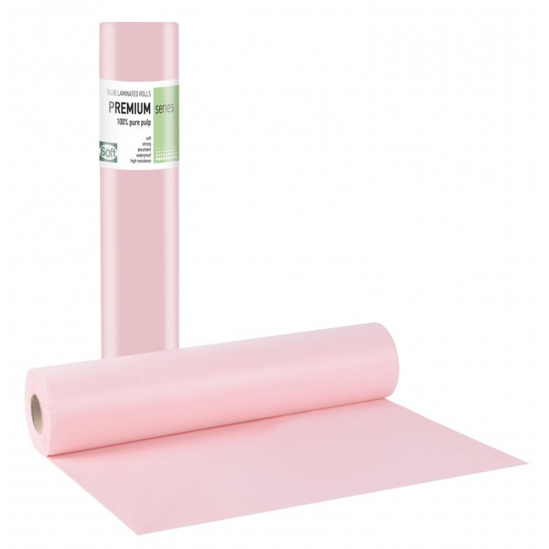PREMIUM STANDARD Πλαστικό + Χαρτί Ροζ - 58cm x 50m