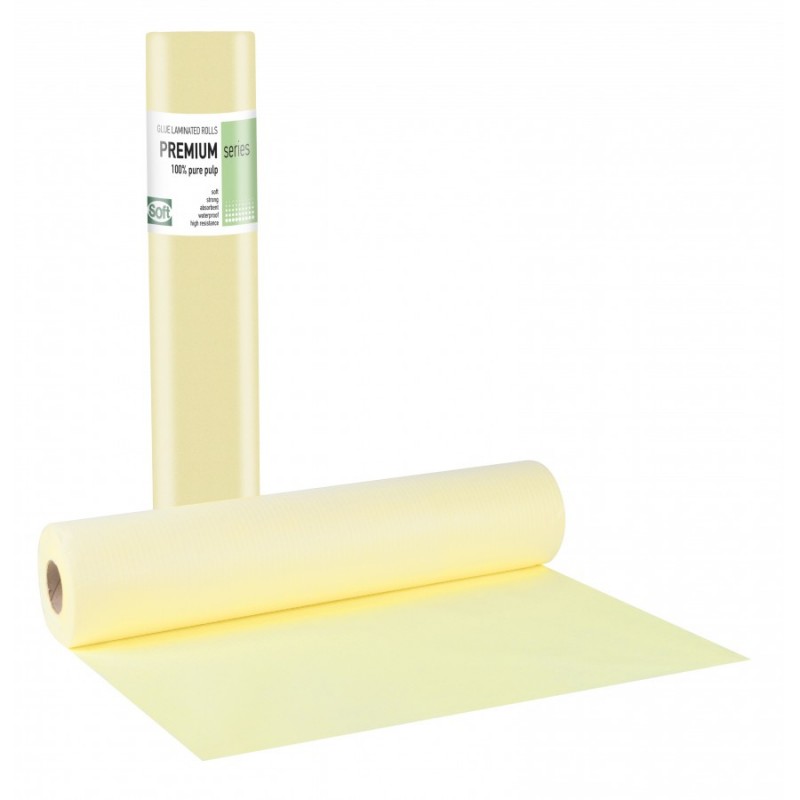 PREMIUM STANDARD Πλαστικό + Χαρτί Κίτρινο - 58cm x 50m