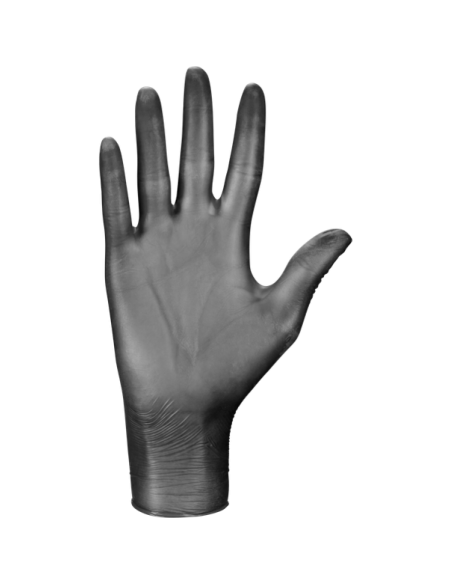 Γάντια Βινυλίου Soft Care Velvet χωρίς πούδρα-Μαύρο