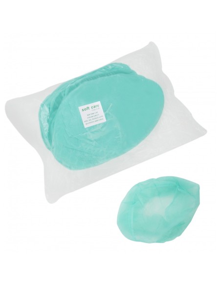 Σκούφια non woven λάστιχο πίσω πράσινη