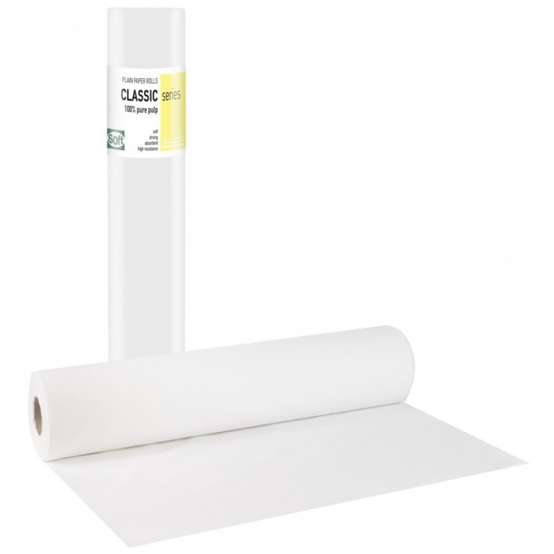 CLASSIC STANDARD Χάρτινο δίφυλλο Λευκό - 58cm x 50m