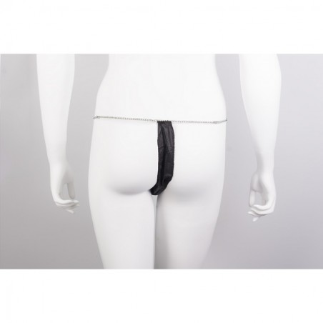 Εσώρουχο Γυναικείο Non-Woven Tanga Μαύρο (100τμχ)
