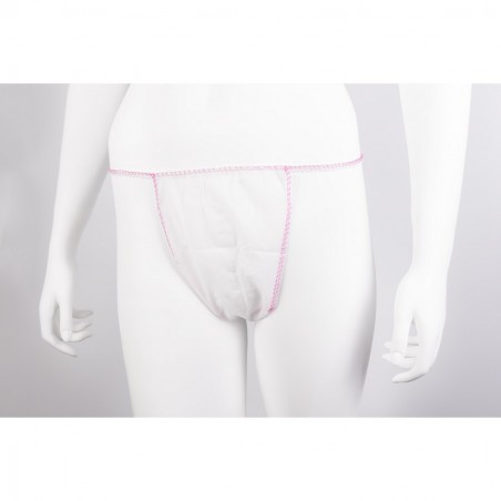 Εσώρουχο Γυναικείο Non-Woven Tanga Λευκό (100τμχ)
