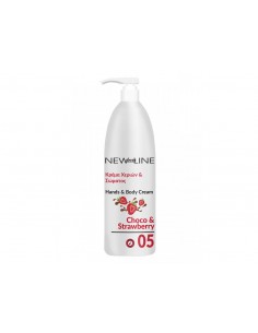 ΚΡΕΜΑ ΧΕΡΙΩΝ & ΣΩΜΑΤΟΣ CHOCO-STRAWBERRY 1LT
