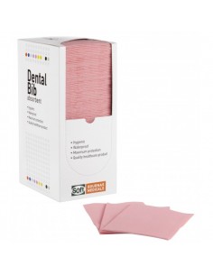 Οδοντιατρική πετσέτα Ροζ - 1ply + 1ply