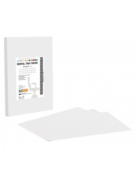 Χαρτί οδοντιατρικής ταμπλέτας - Λευκό