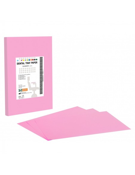 Χαρτί οδοντιατρικής ταμπλέτας - Ροζ