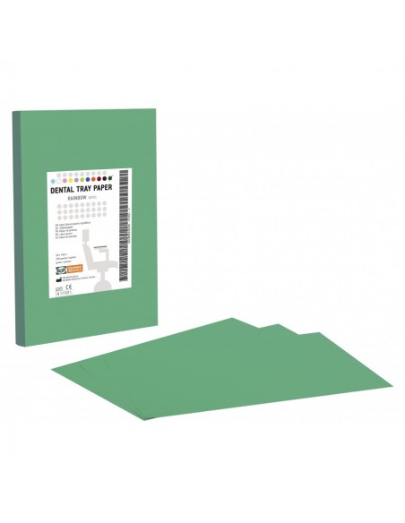 Χαρτί οδοντιατρικής ταμπλέτας - Πράσινο