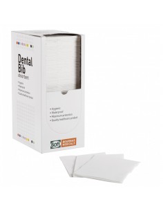 Οδοντιατρική πετσέτα Λευκή - 1ply + 1ply