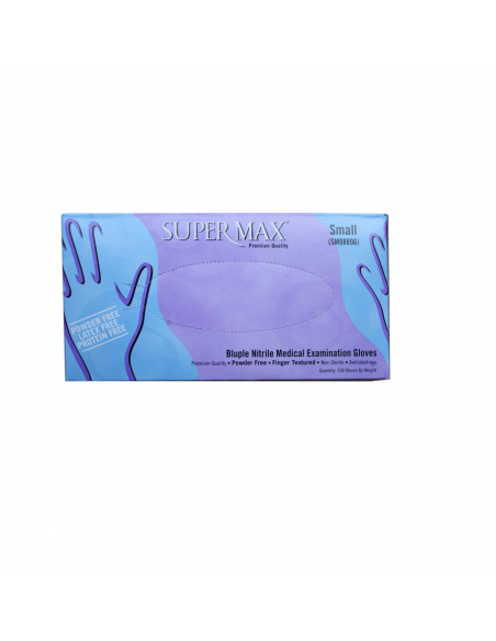 Γάντια νιτριλίου Supermax μπλε