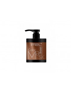 ΜΑΣΚΑ ΜΑΛΛΙΩΝ IMEL ΜΕ ΧΡΩΜΑ - BROWN 500ML