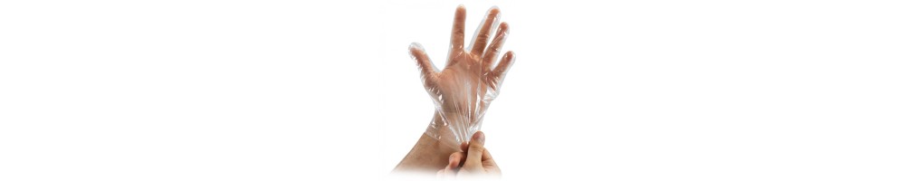 Γάντια διαφανή μιας χρήσεως